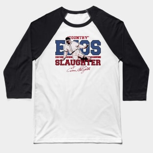 Enos Slaughter St. Louis Slide Baseball T-Shirt